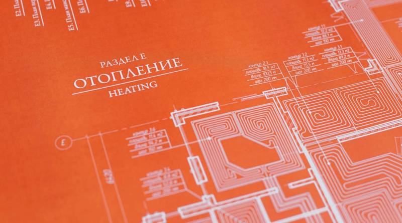 oranje printplaat vloerverwarming